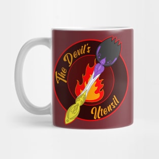 Devil's Utensil - Satanic LGBTQIA+ Nonbinary Spork Meme Doodle Mug